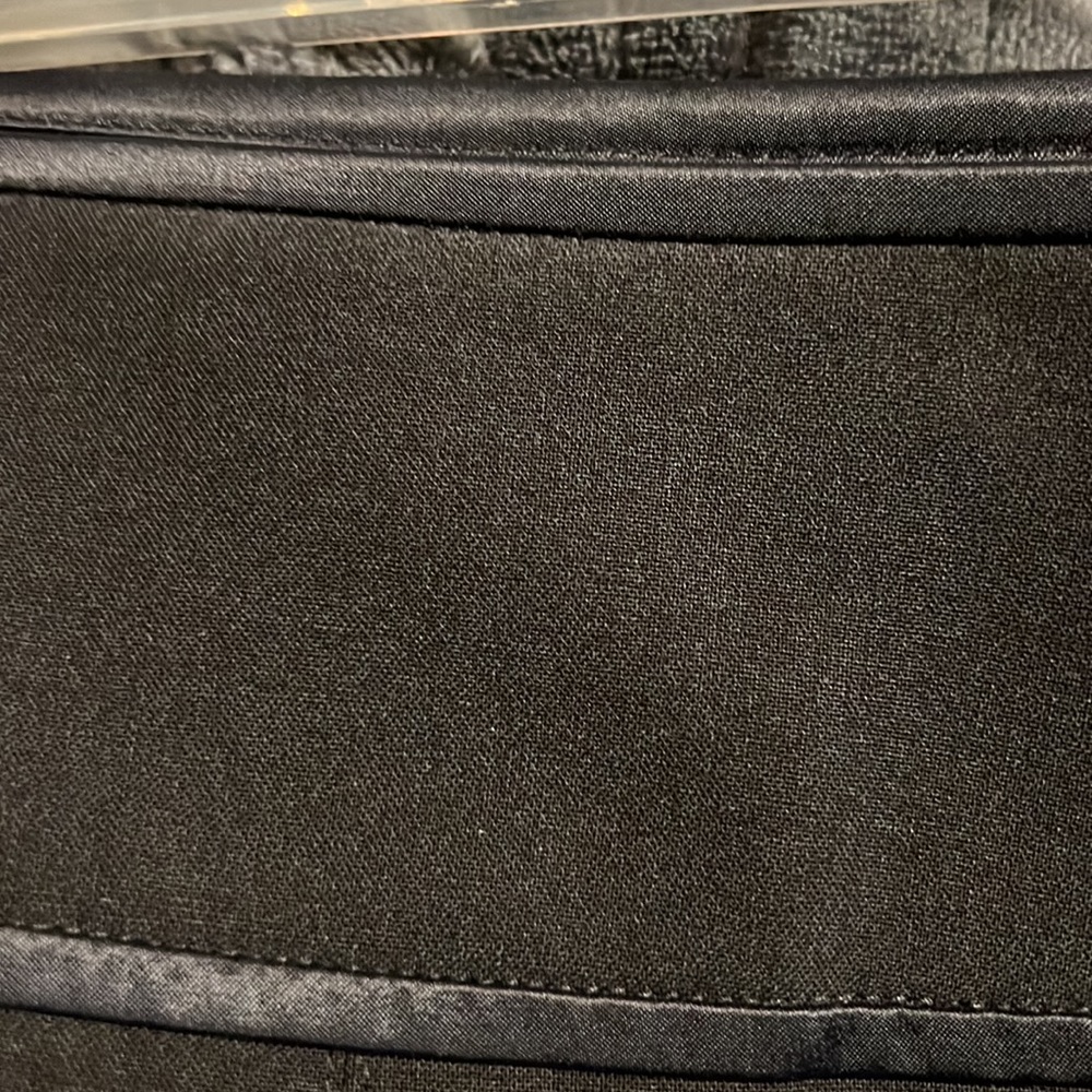 Black Basic Skirt Wool With Pleats - image 6